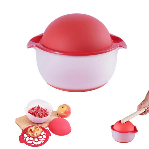 Darfooper pelador de granadas con cuenco, cómodo y práctico para deshuesar.