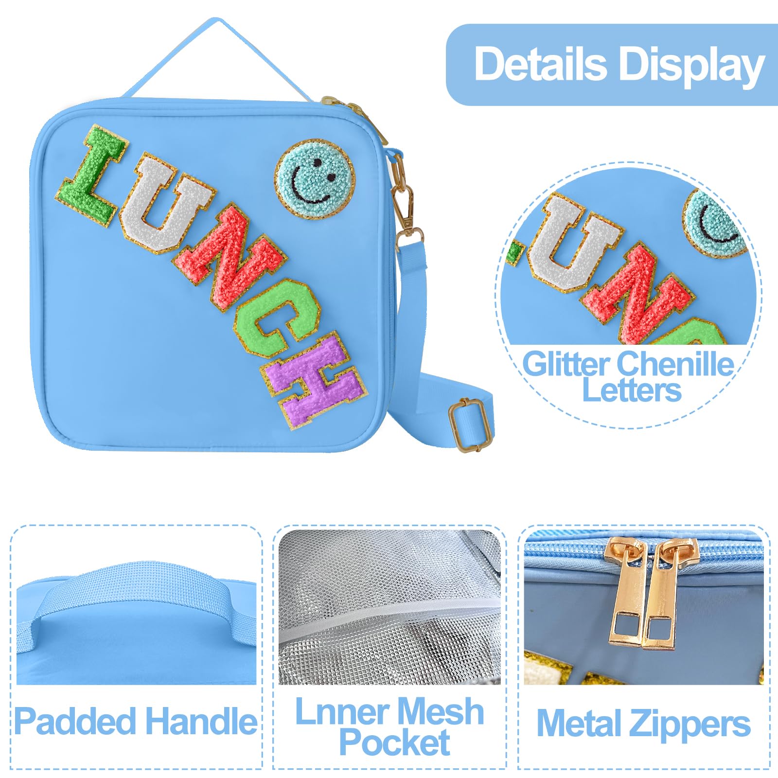 Dark Swan Lunchbag de gran capacidad para comidas y snacks diarios