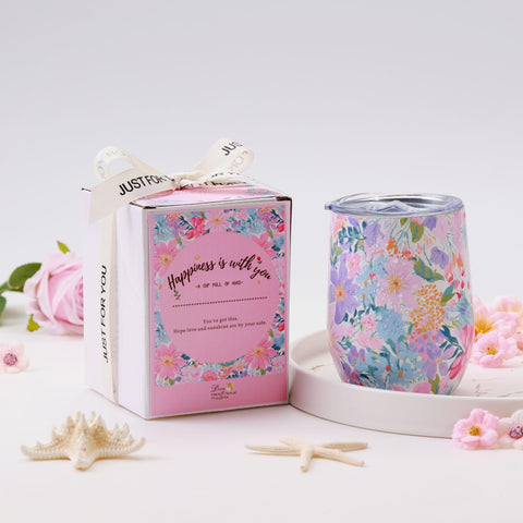 Darleneworld tumbler para cafe o vino, comodidad de mano
