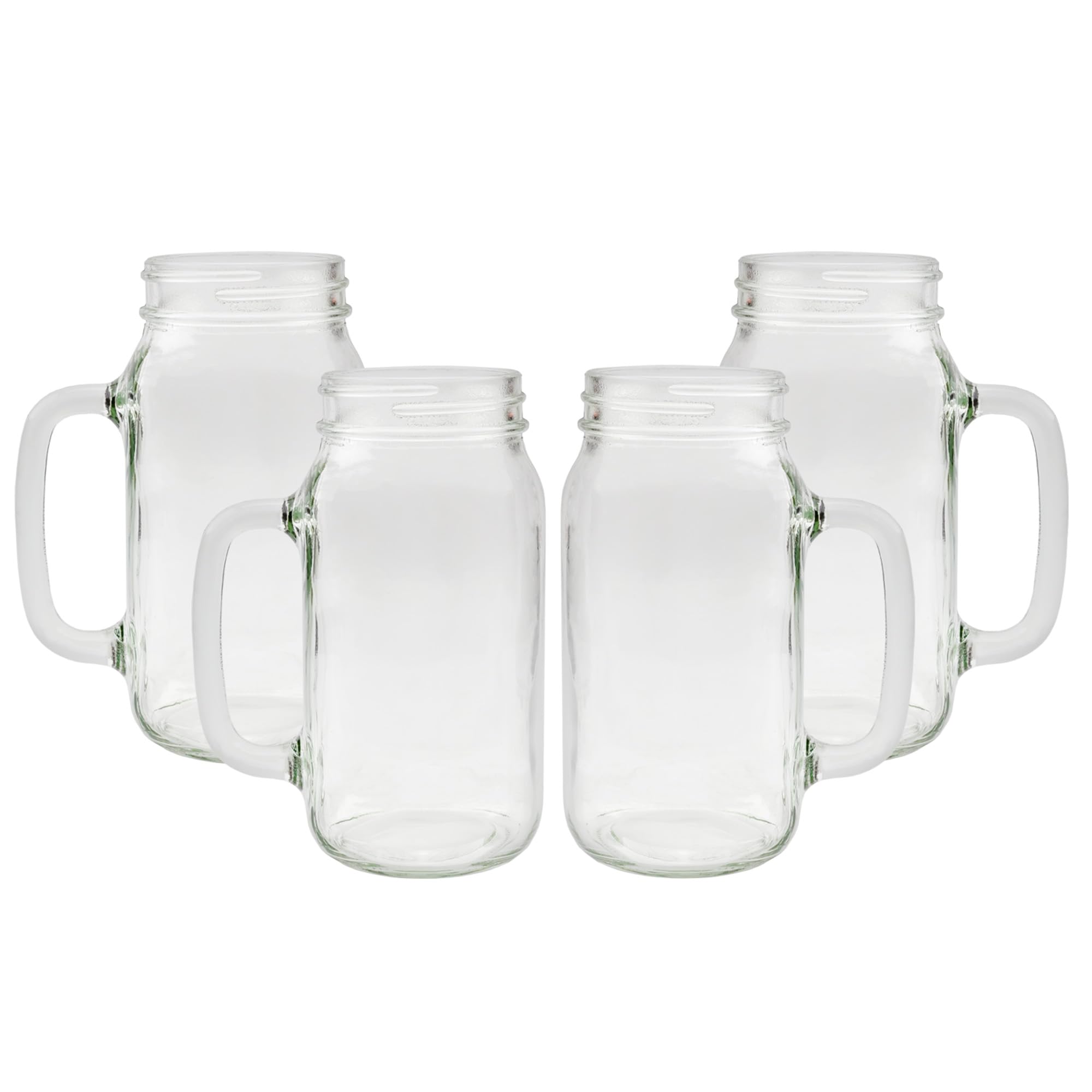 Darware frasco mason con asa 24oz, listo para servir bebidas frías.