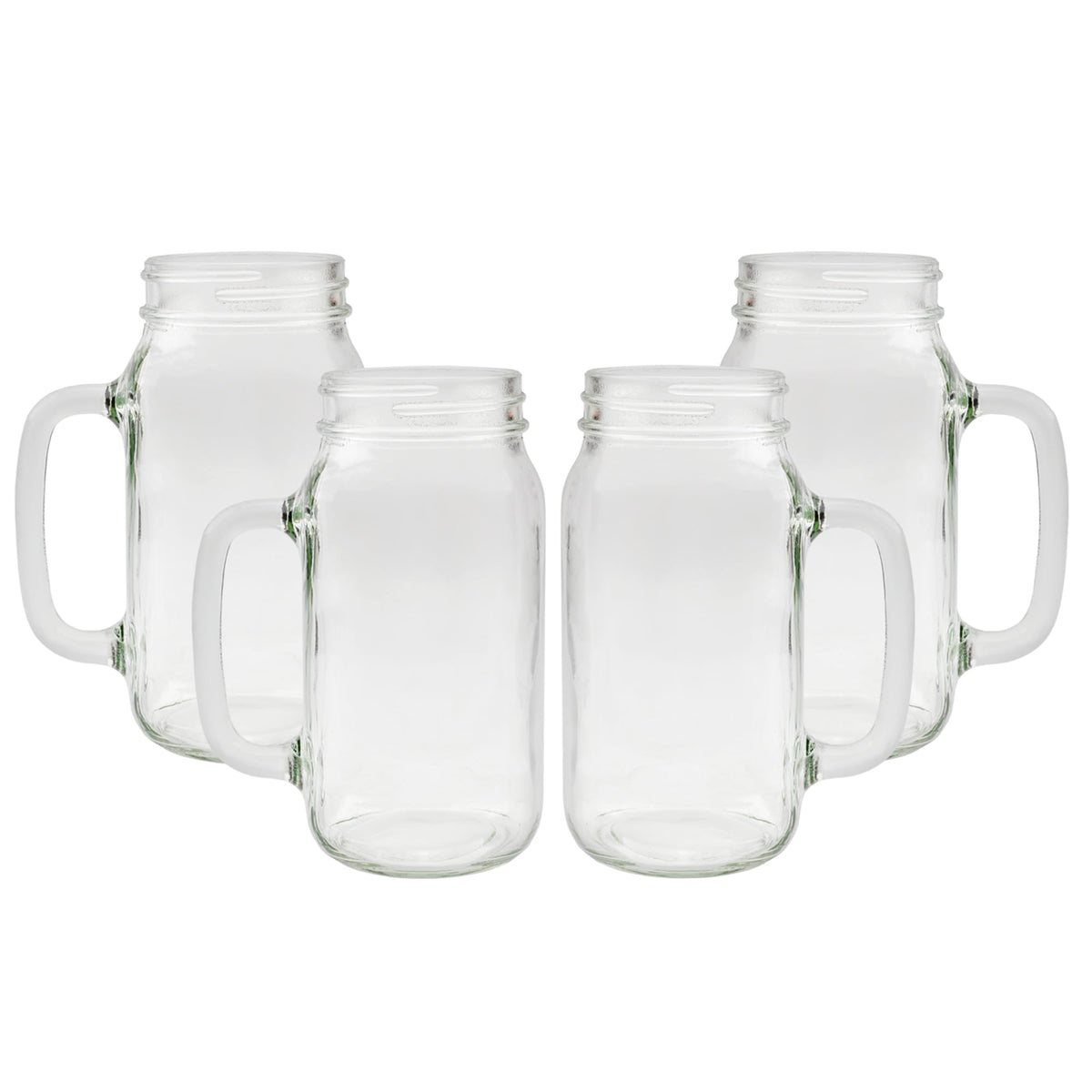 Darware frasco mason con asa 24oz, listo para servir bebidas frías.