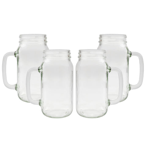 Darware frasco mason con asa 24oz, listo para servir bebidas frías.