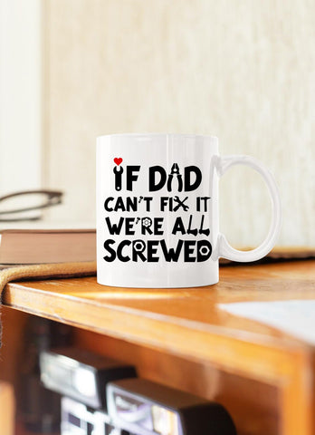 Taza para café o té de papá, regalo ideal para día del padre.