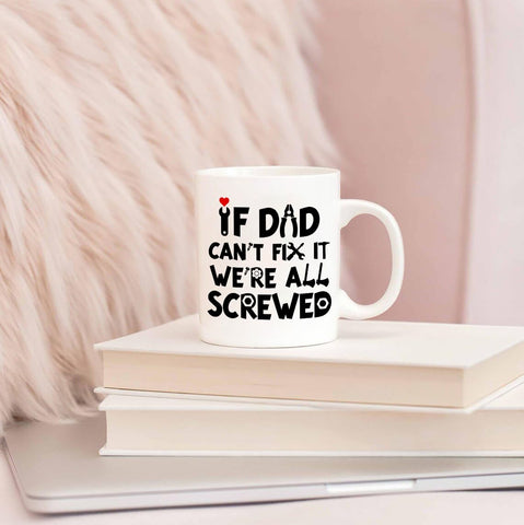 Taza cerámica DasyFly de alta calidad, resistente y lavavajillas.