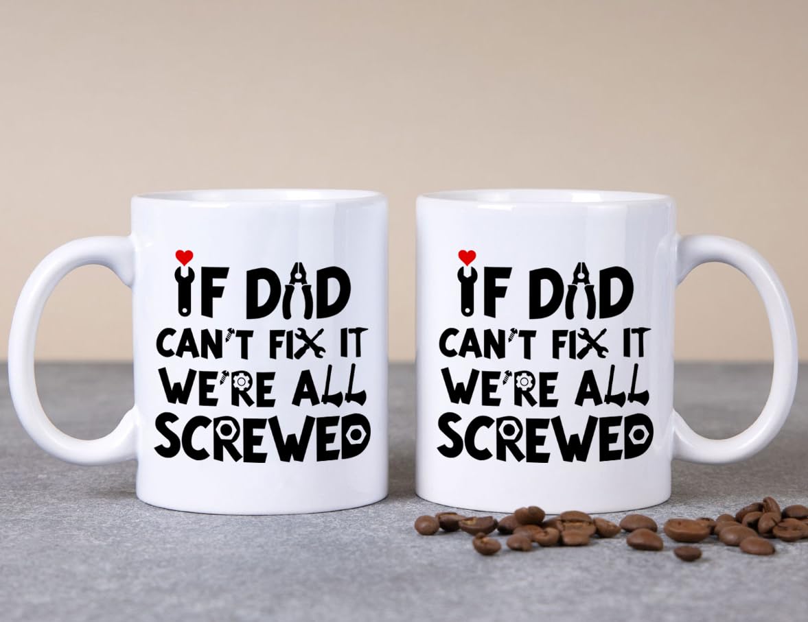Taza Desayuno DasyFly para papá, uso diario cómodo.