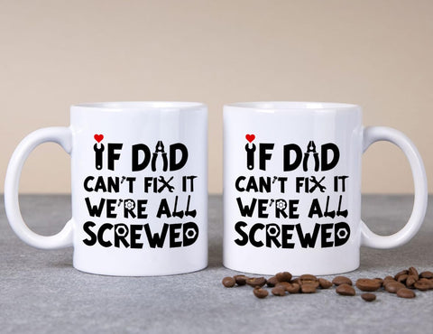 Taza Desayuno DasyFly para papá, uso diario cómodo.