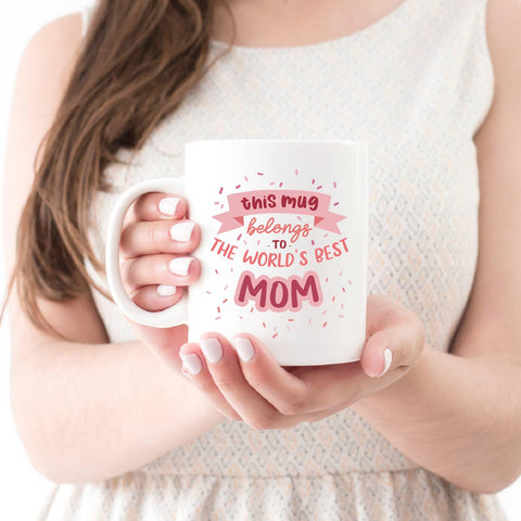 Taza dasfly con diseño cerámico; regalo perfecto para Día de la Madre.