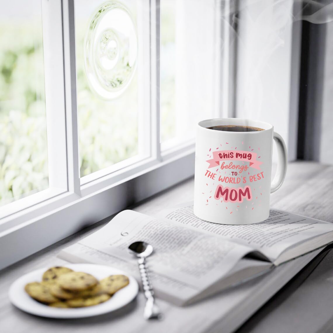 Taza 11oz dasfly; apta para café o té.