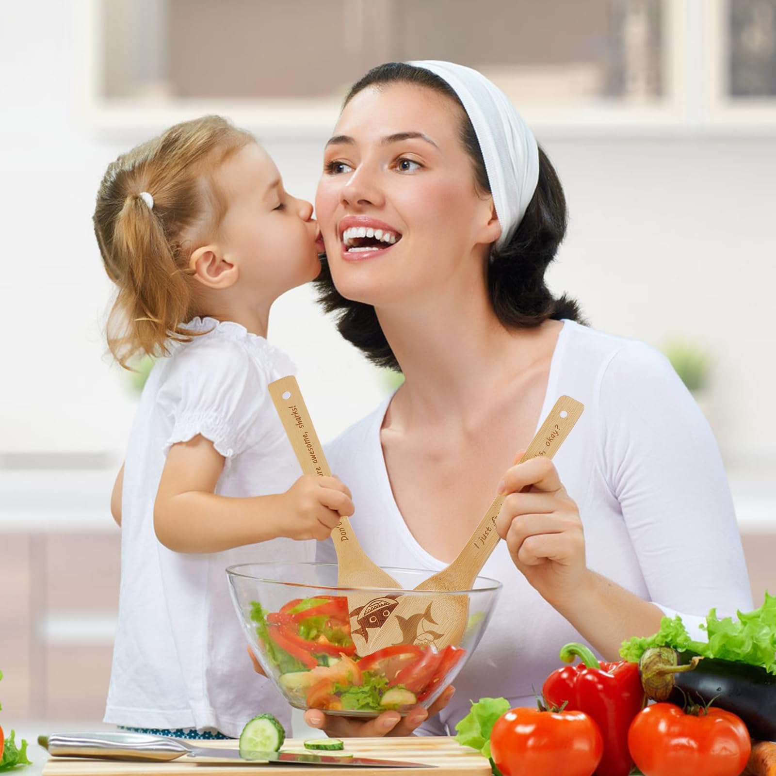 Databa regalo tiburón para mujeres y amantes de la cocina