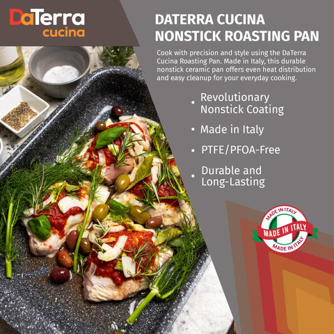 DaTerra Cucina acabado elegante y duradero para presentación en mesa.