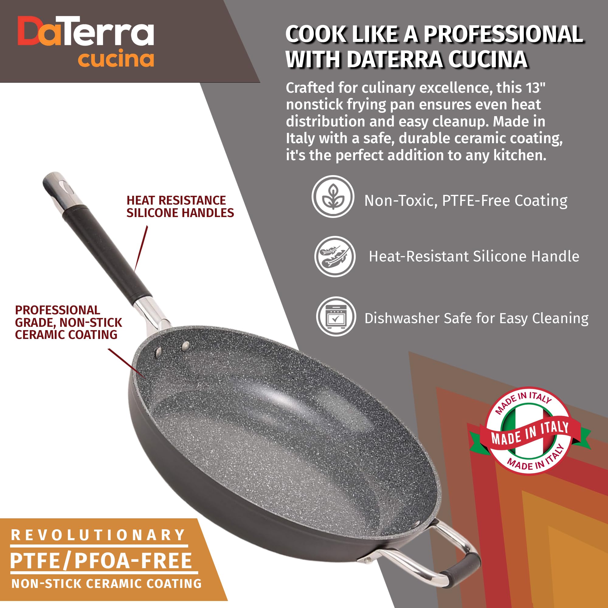 DaTerra Cucina: acabado volcánico negro que añade elegancia y durabilidad a la cocina.