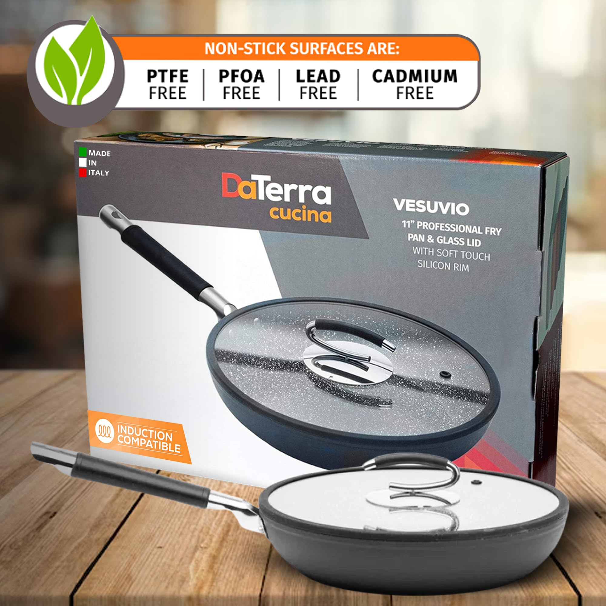 DaTerra Cucina sarten limpieza facil lavavajillas para mayor comodidad.