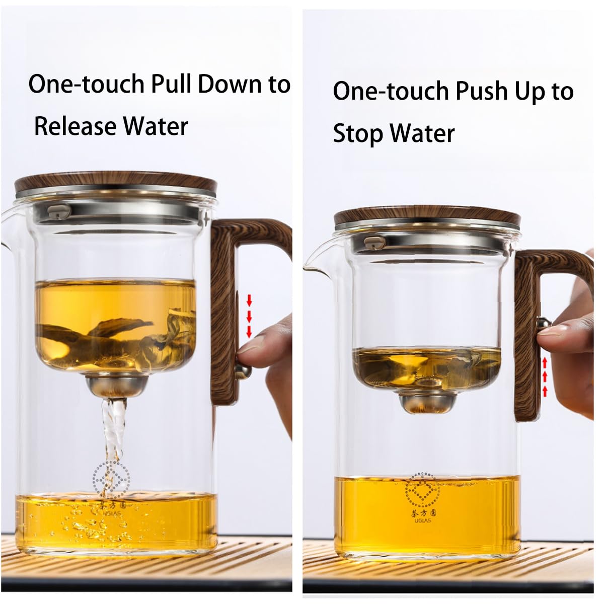 Datohon Enchanti Tea Pot con infusor desmontable para limpiar fácilmente