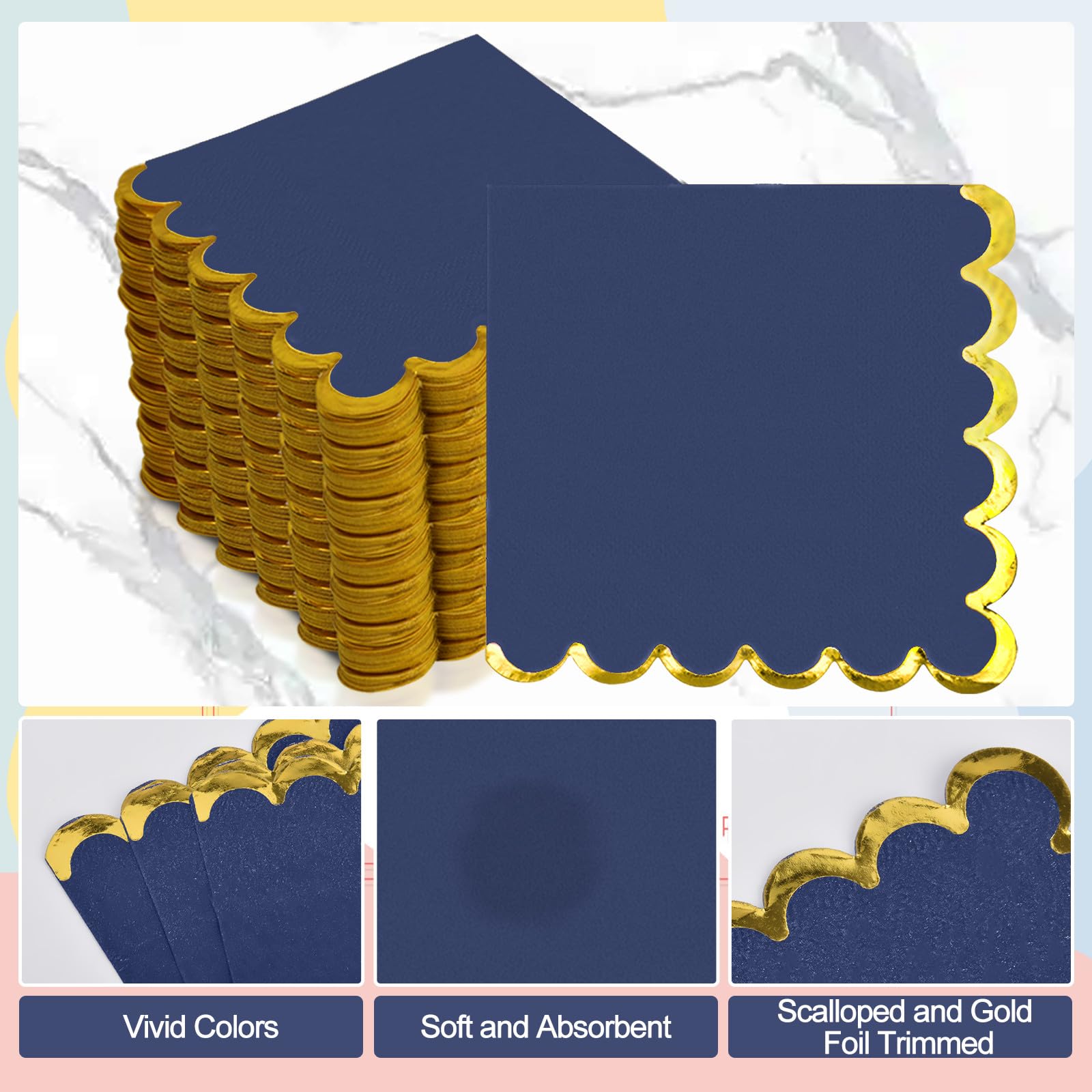 Datyiiha servilletas tamaño desplegado 10x10 pulgadas, cubren la mesa con estilo.