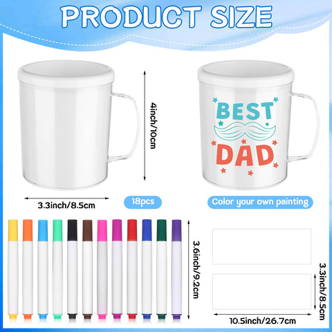 Tazas de plástico resistentes de DAVAXI, aptas para uso diario y reutilizables.