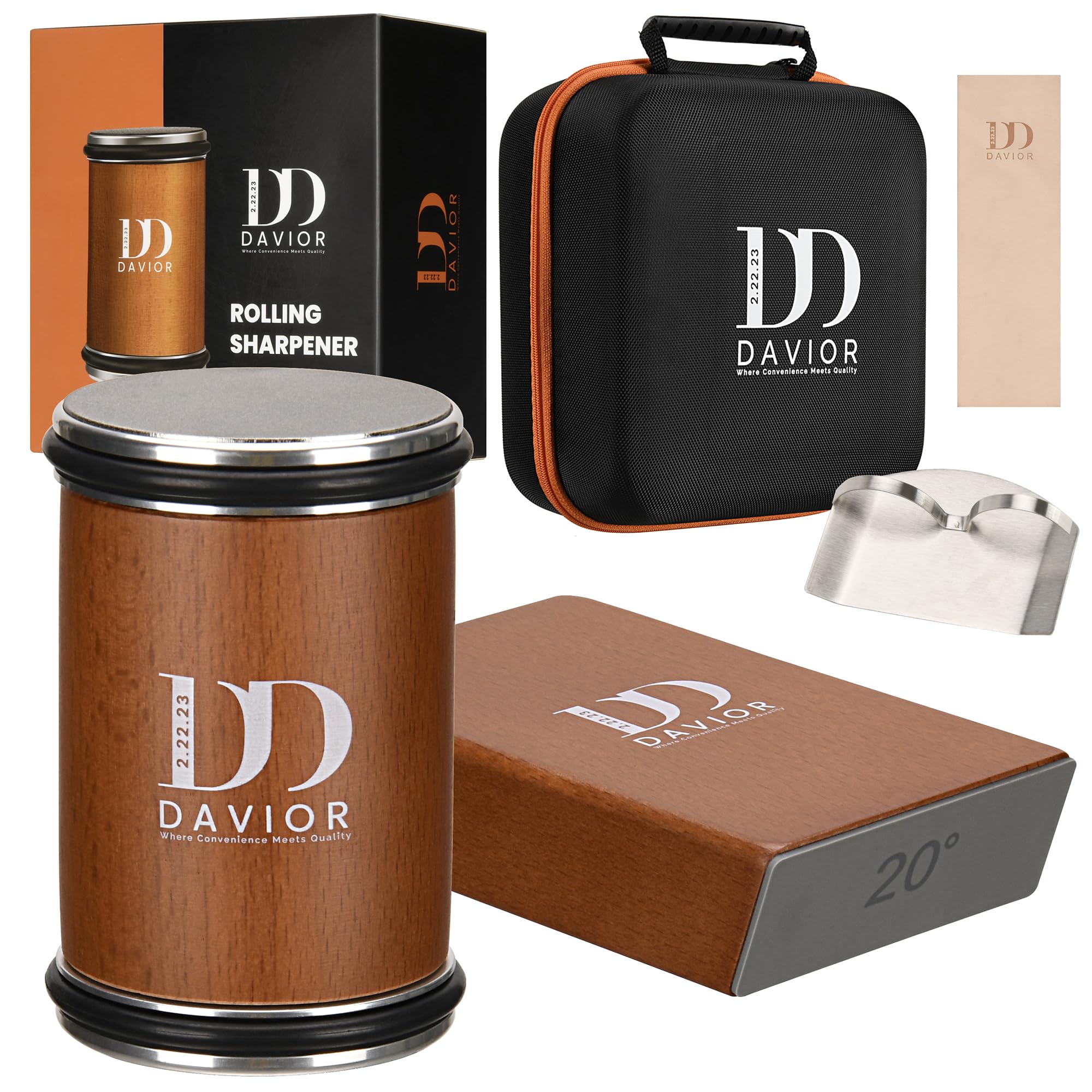 Davior kit afilado con discos de diamante 400/1000 para filo preciso en casa