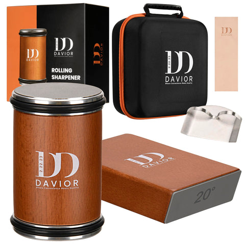 Davior kit afilado con discos de diamante 400/1000 para filo preciso en casa