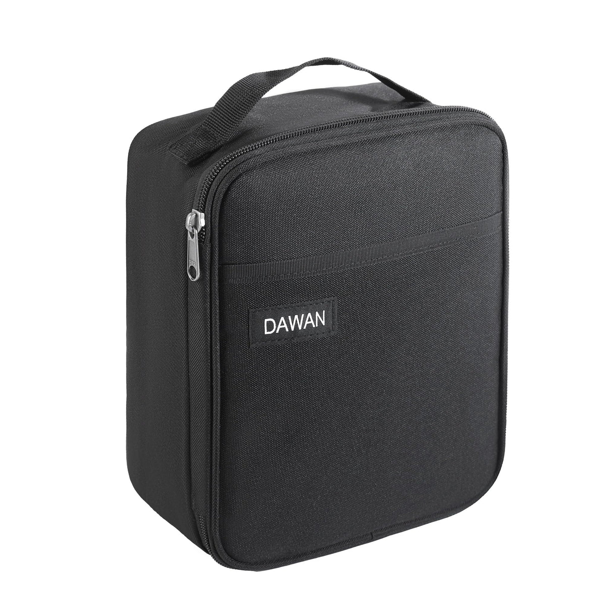 DAWAN bolsa térmica congelable exterior negro para transporte cómodo de comidas.