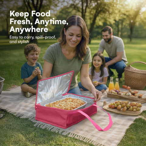 Dawhud Direct: regalo práctico en rosa para fiestas, picnics y días de oficina.