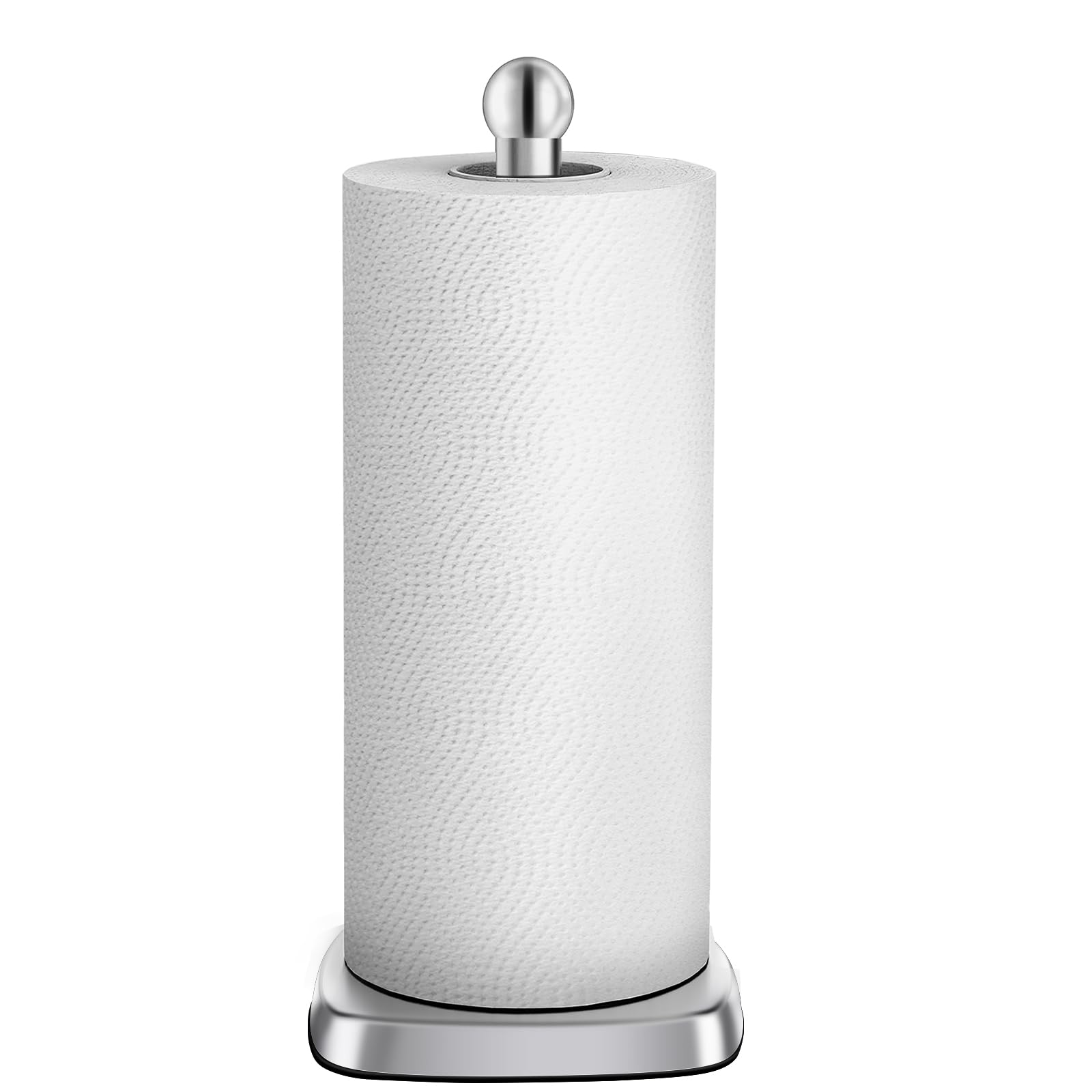 DAWNER SecureGrip porta-papel de acero inoxidable, ideal para cocinas resistentes a la humedad.