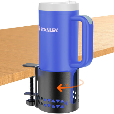 Dawolrp abrazadera para taza en escritorio con giro 360° y sujeción estable.
