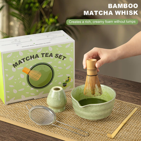 Dayacoco matcha colador de acero para un filtrado sin grumos.