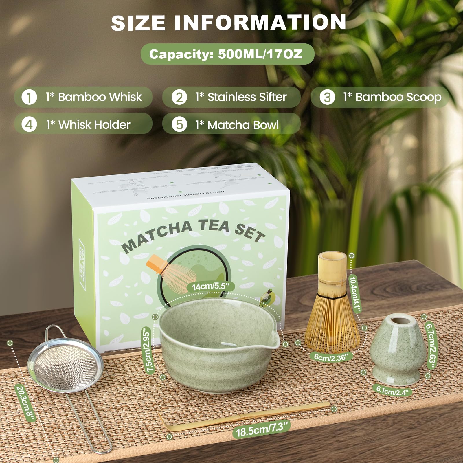 Dayacoco matcha soporte para batidor, organización del set en tu cocina.