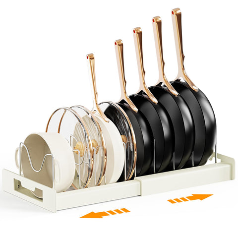 Dayacoco organizador de ollas y tapas bajo armario para cocina ordenada.