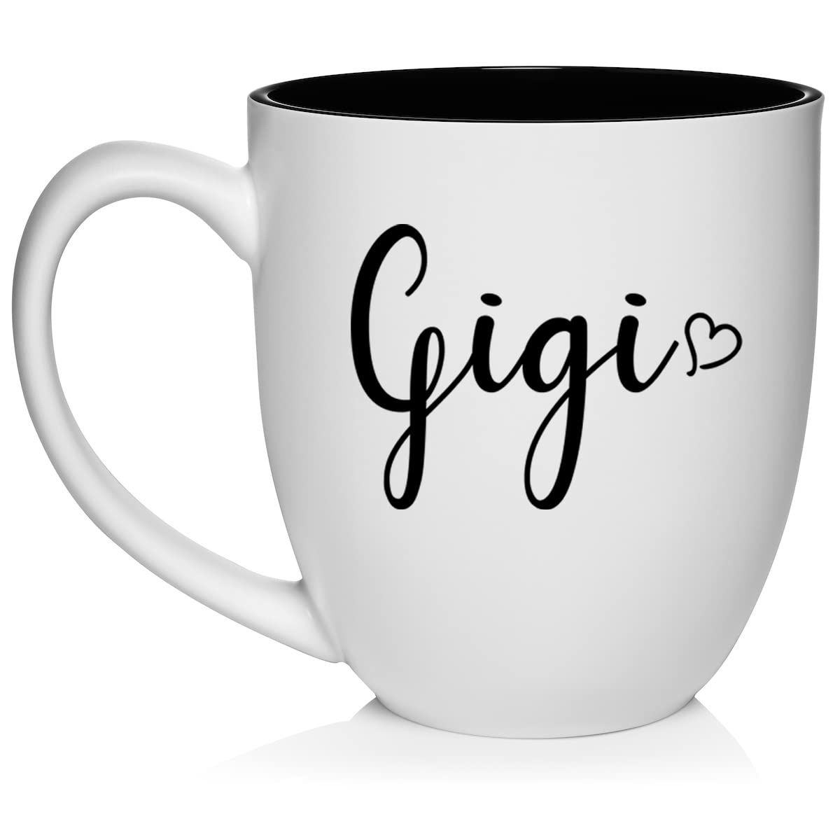 Taza cerámica Daylor Gigi con corazón, ideal para café diario.