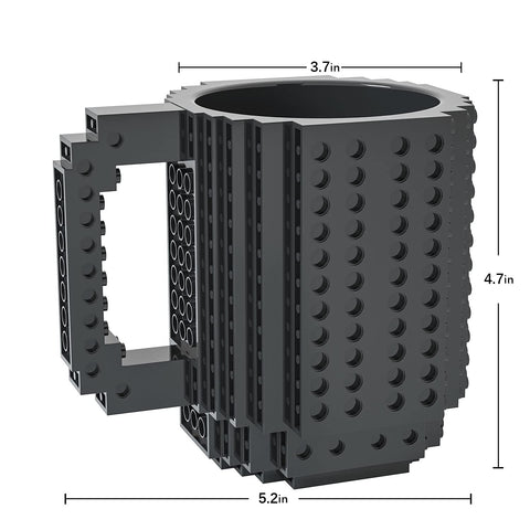 DAYMOO taza con bloques 2 en 1, regalo único para fiestas