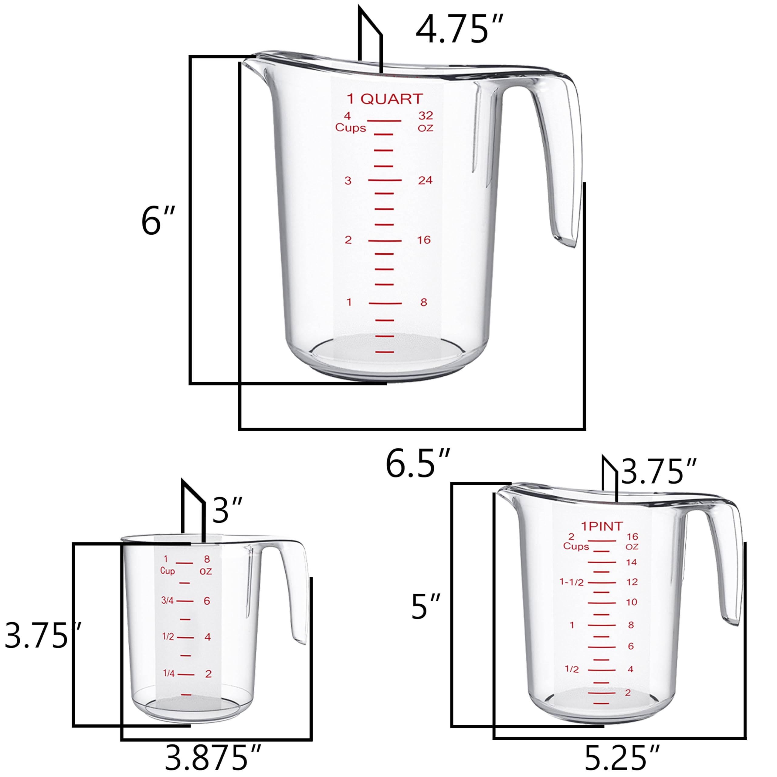 DaYammi diseño ergonómico, mango cómodo y vertido sin goteos.