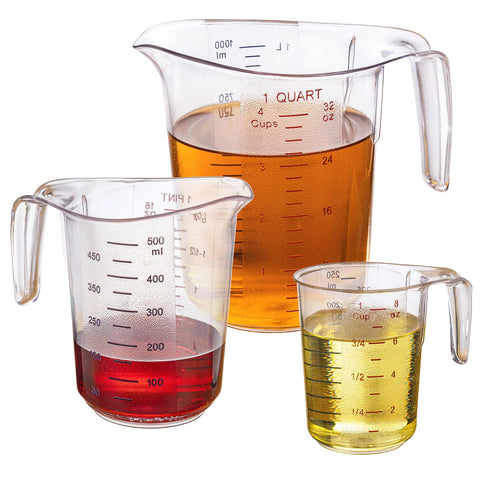 DaYammi media-taza, tazas medidor duraderas para mediciones rápidas.