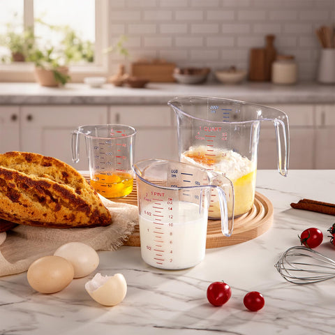 DaYammi una-taza, lectura clara para líquidos y secos.