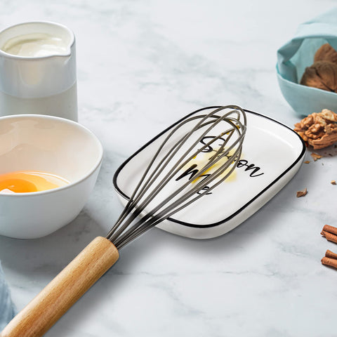 dayyet reposacucharas ceramico fácil de limpiar, apto para lavavajillas