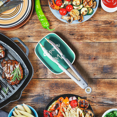 DAYYET reposacucharas combina estilo turquesa con funcionalidad para cocinas modernas