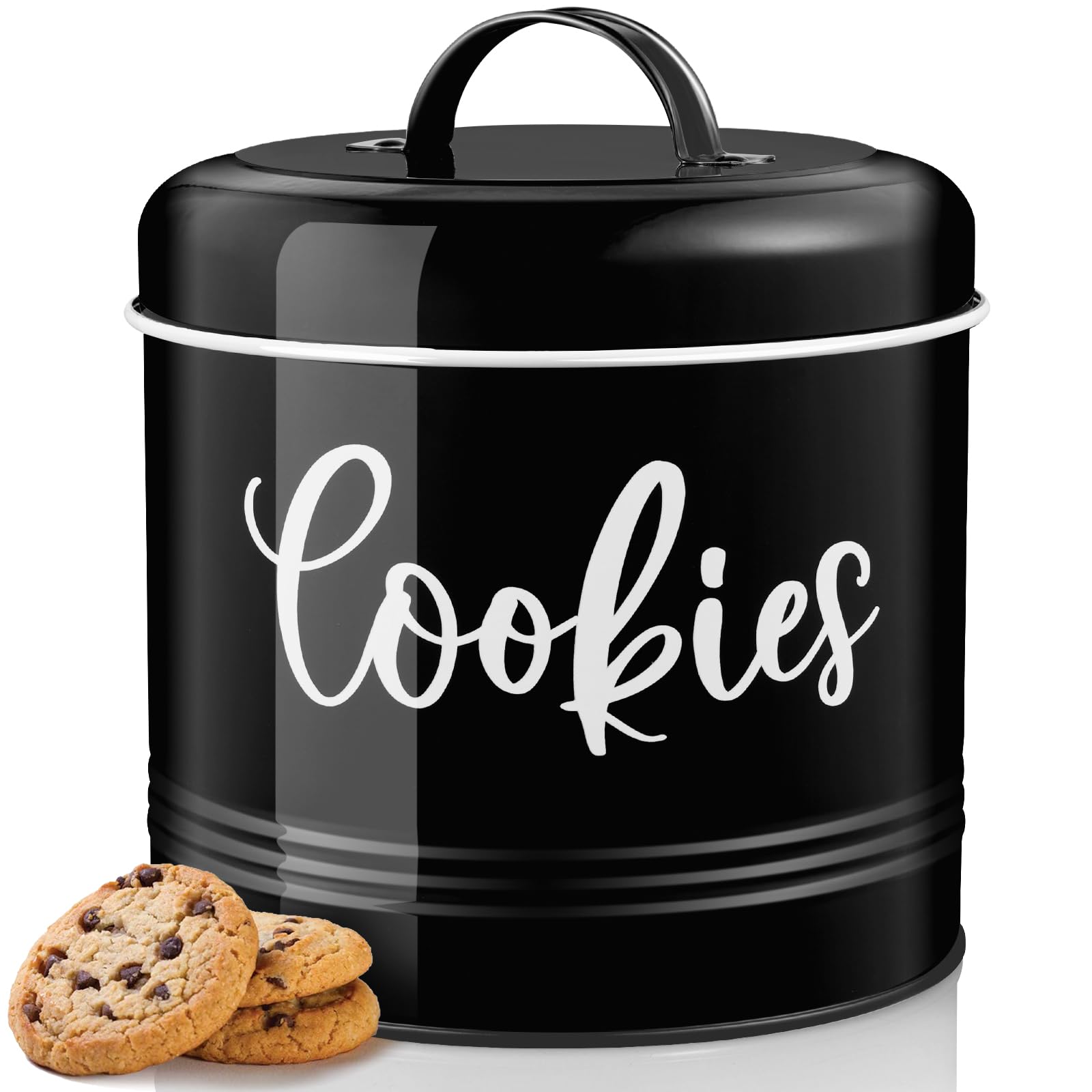 DAYYET tarro de galletas de gran capacidad para galletas caseras.
