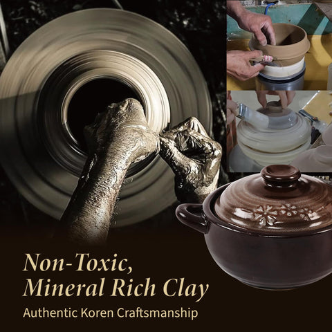 DDasiBowl olla tipo onggi para cocina coreana tradicional