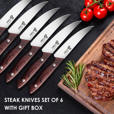 Corte-preciso-carne con acero japonés de alto carbono, DDF iohEF.
