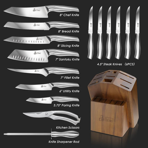 Cuchillo chef de 8 pulgadas DDF iohEF para cortes precisos en la cocina