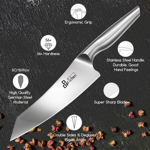 DDF iohEF: cuchillo pan de 8 pulgadas, rebanadas uniformes y suaves.