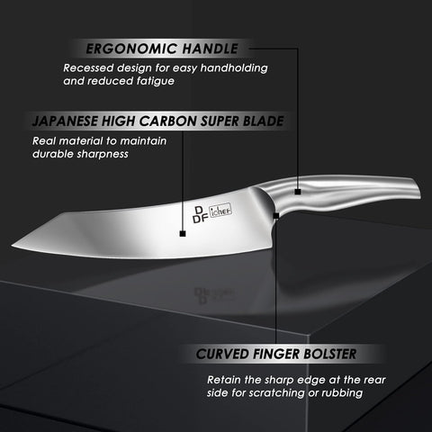 Cuchillo santoku de 7 pulgadas DDF iohEF para picar rápido