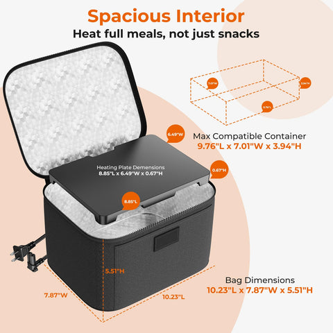 Caja térmica DDHTSAL 3 en 1 para vehículo y casa.