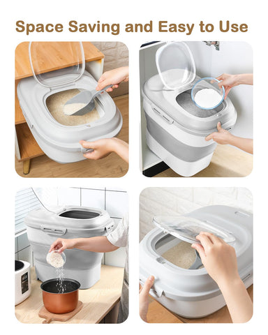 DDMOMMY cuchara medidora incluida facilita porciones precisas para recetas.