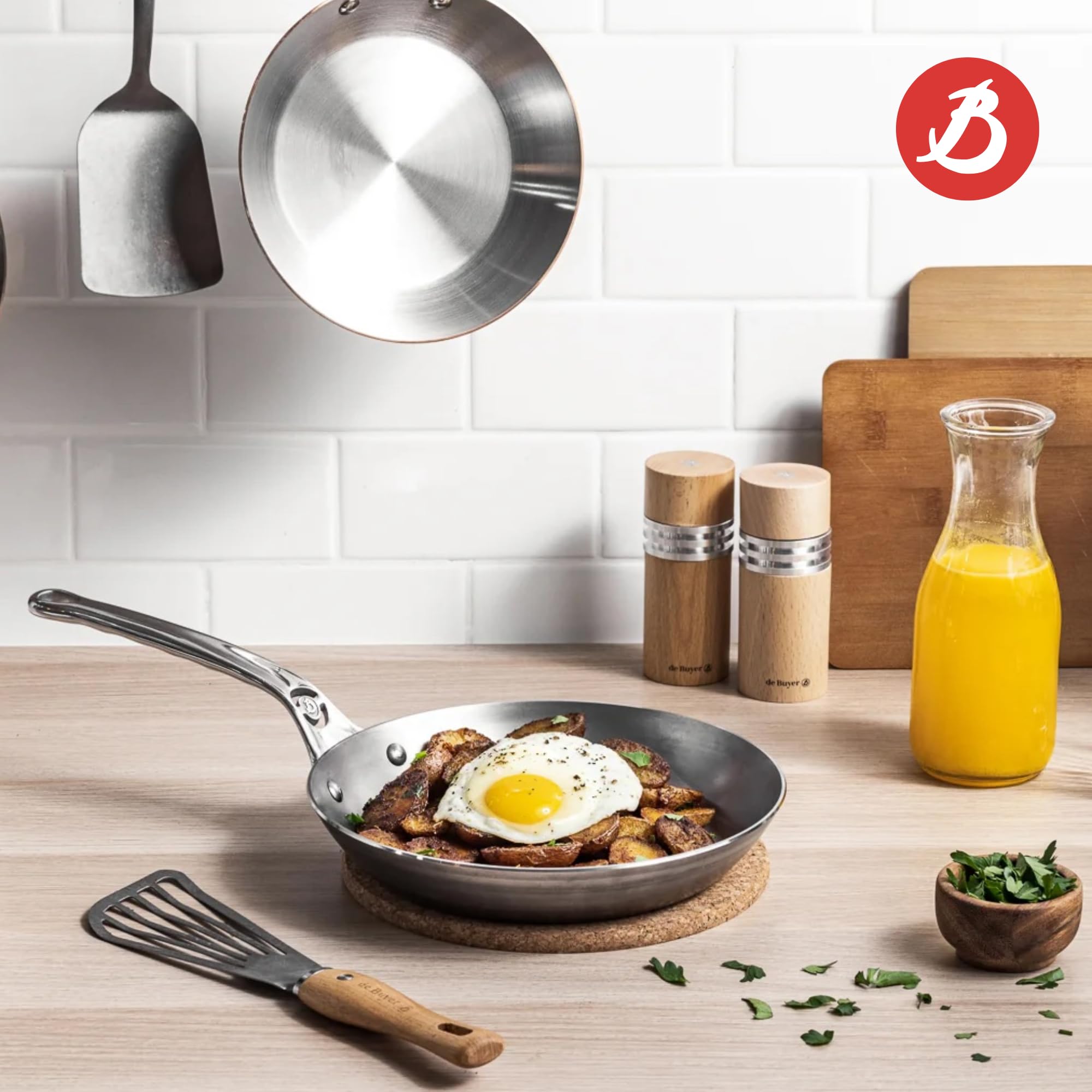 Tradición francesa en MINERAL B Pro, duradera y confiable para chefs y cocinas