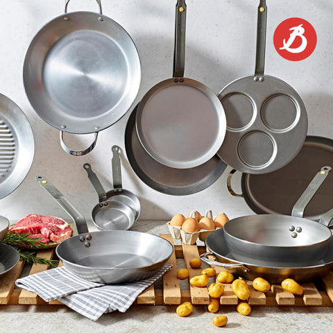 MINERAL B de Buyer, sartén hecho en Francia con tradición culinaria.