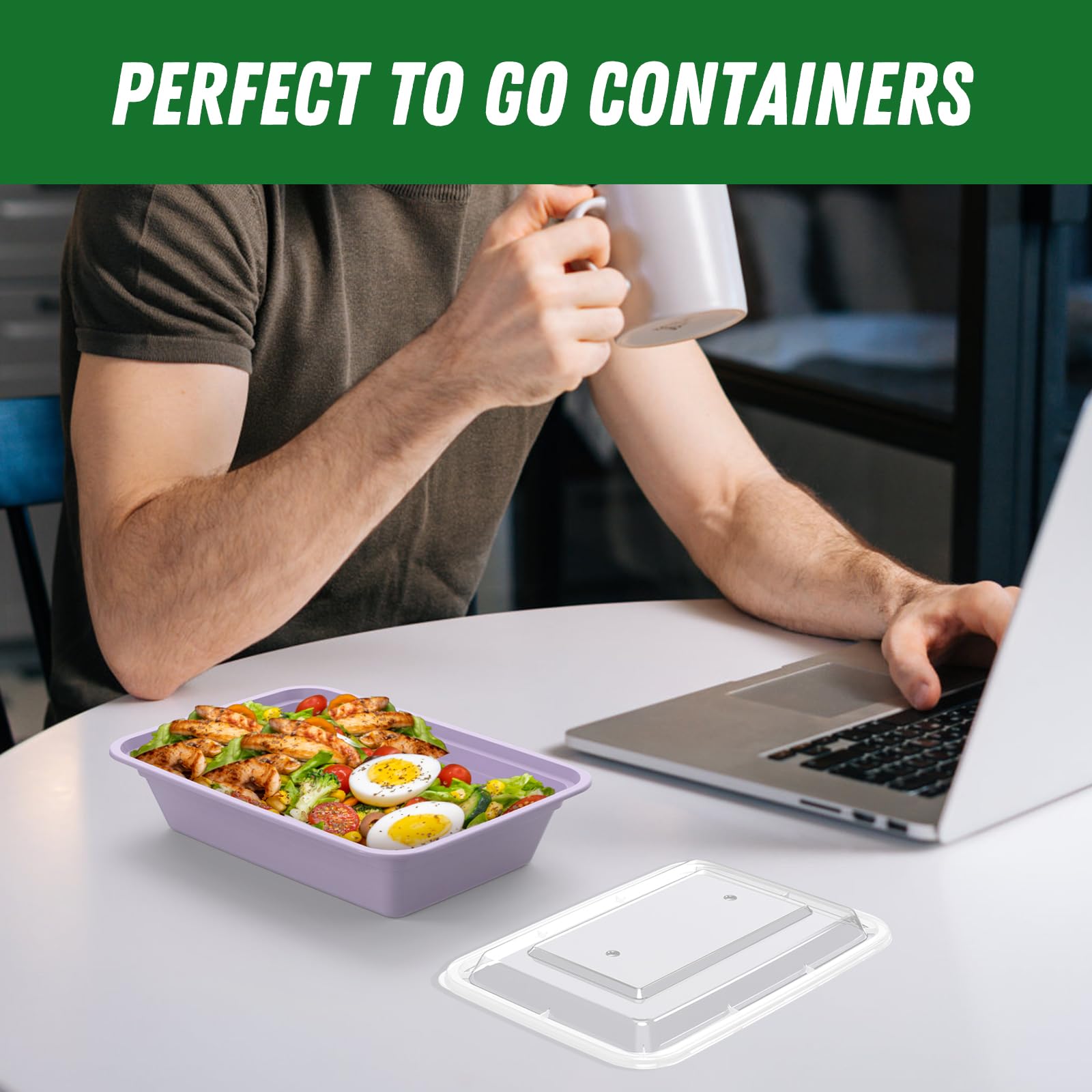 Ideales para comidas para llevar al trabajo o al gimnasio con Dealusy.