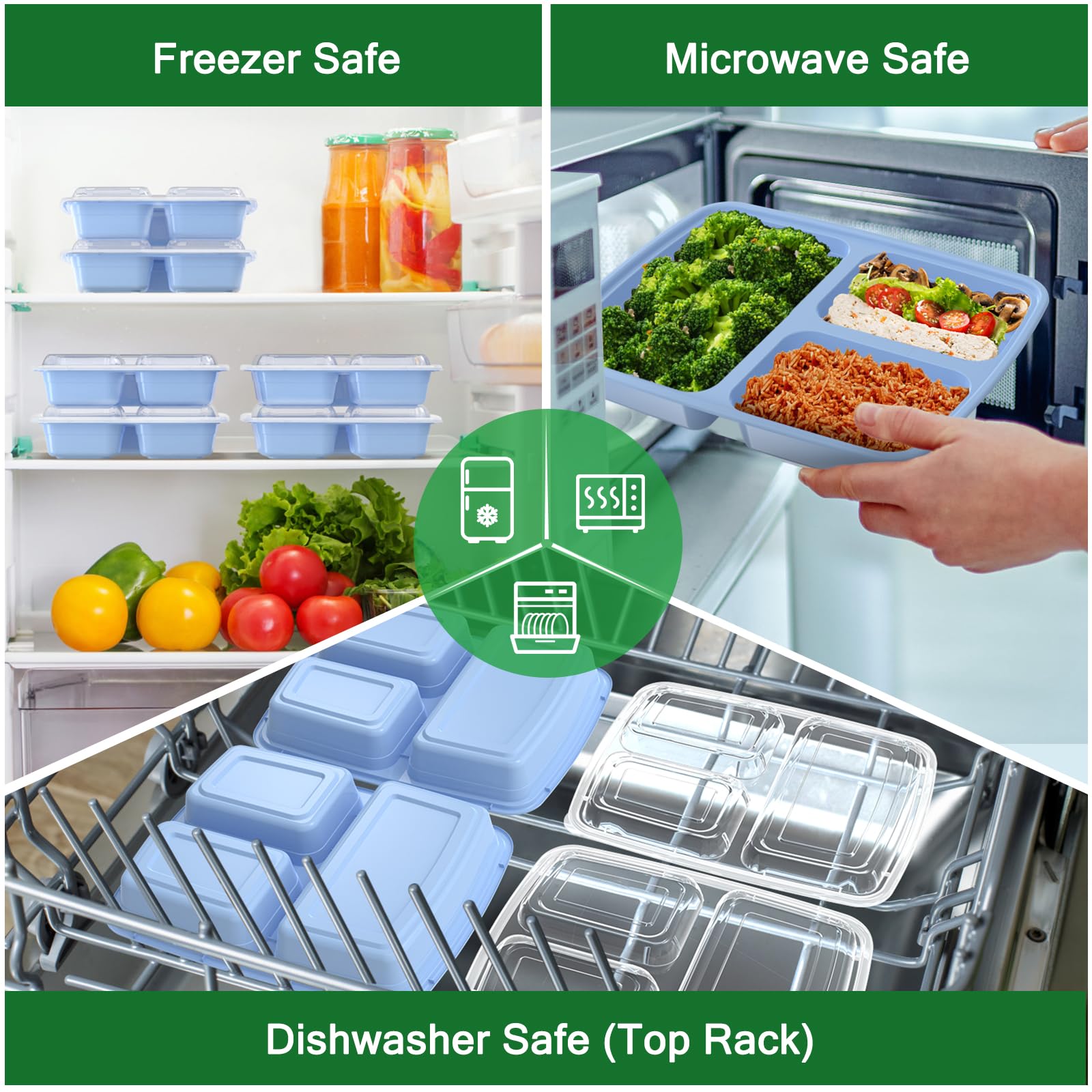 Dealusy paquete 50 unidades para preparar comidas con facilidad.