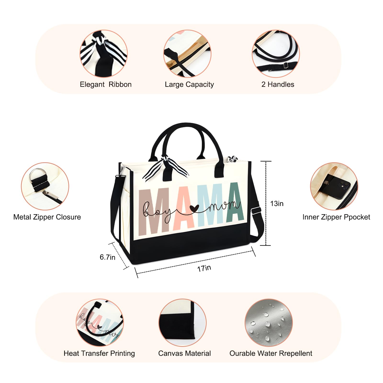 Dealzilla, diseño elegante para mamás, perfecto para salidas diarias.