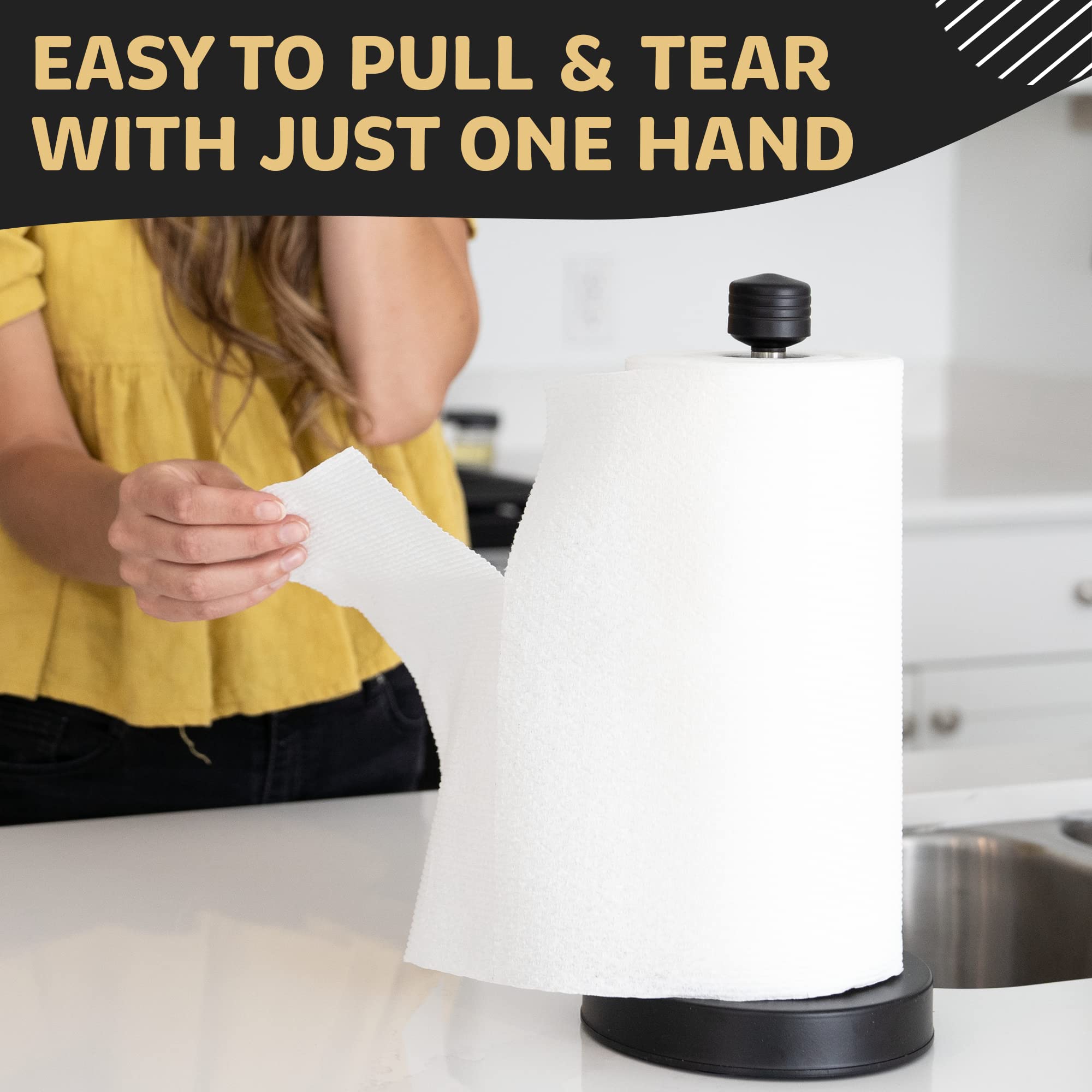 Dear Household diseño-ergonomico facilita cambios rápidos de rollo sin esfuerzo.
