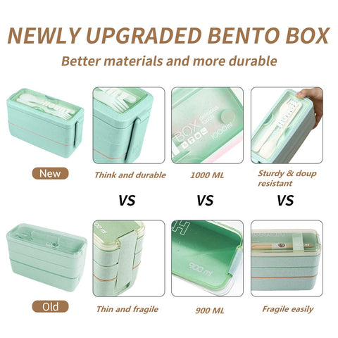 DearHomie Bento Box microondas seguro para calentar comidas sin complicaciones.